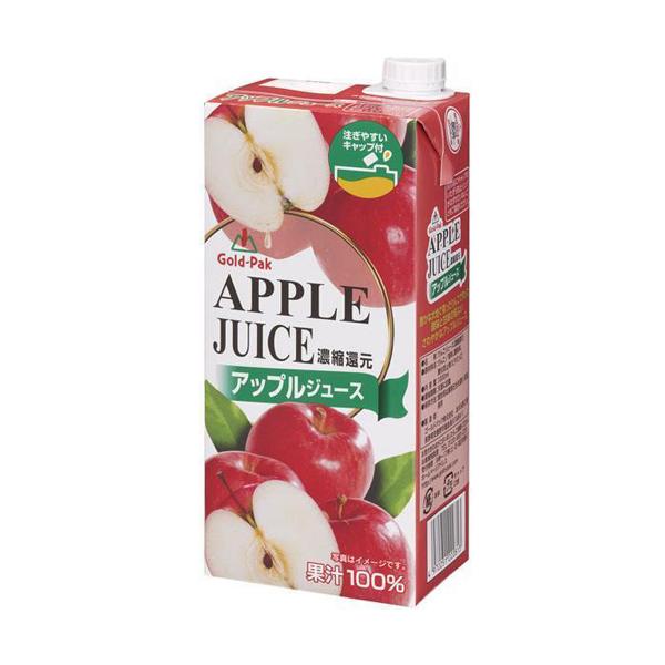 他サイト： ゴールドパック　アップルジュース　１Ｌ×６個の商品画像