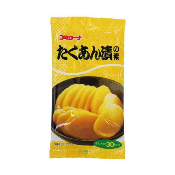 干し大根3kg用。本体、塩、ぬか、甘味色素を混ぜ合わせ、干した大根に漬け込みます。食べたい時期に応じて、干し加減、塩、ぬかの分量を調節してください。