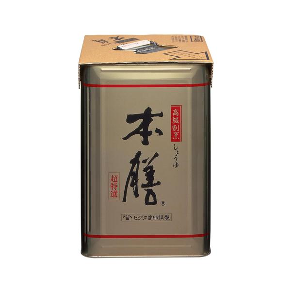 キッコーマン　ヒゲタ　本膳　１８L缶×1個
