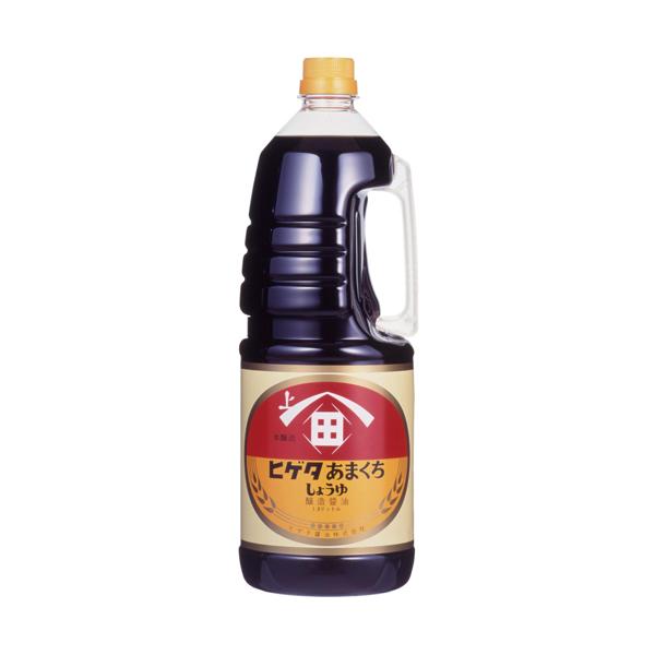キッコーマン　ヒゲタ　あまくちしょうゆ　１．８Ｌ×6個