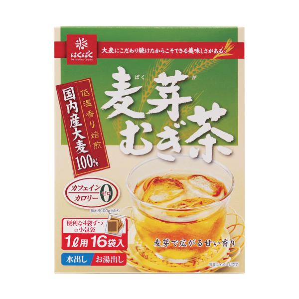 むぎちゃ様 はくばく 麦芽むぎ茶16袋 112g×20個 : Re-light Yahoo!ショップ - 通販