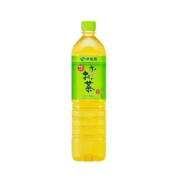 【2ケース】伊藤園　お〜いお茶緑茶　1L×12本×2箱　合計24本