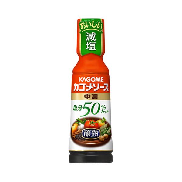 カゴメ　醸熟ソース塩分50%カット中濃180ml