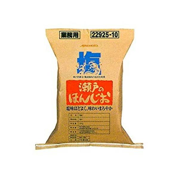 AJINOMOTO　味の素　瀬戸のほんじお　25kg×1袋