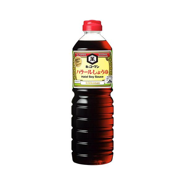 キッコーマン ハラールしょうゆ グルテンフリー 1000ml×6本