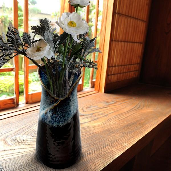 花瓶 花器 フラワーベース 和風 陶磁器-