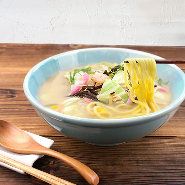 青磁 ラーメン 丼ぶり 玉縁 1365cc アウトレット 日本製 陶器 ラーメン