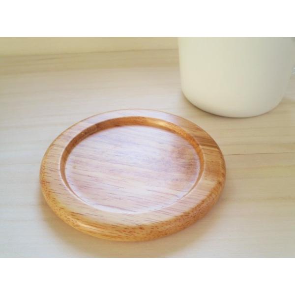 ナチュラル　ウッド　コースター　11cm【木製　カフェテリア　カフェ風　セール　ウッドバーニング】　爆買