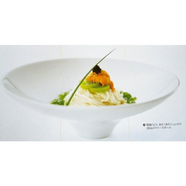 カネスズ　器　レストラン　2個セット 洋食器 逆富士型ボウル 26.2cm 大鉢 日本製 カネスズ kanesuzu 白い