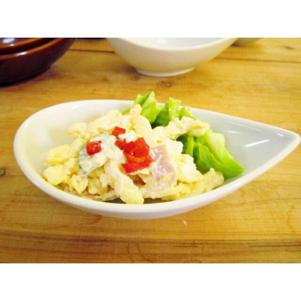 なみだ形 しずくボウル Mサイズ 150cc 白い食器 ドレッシング入れ 小鉢