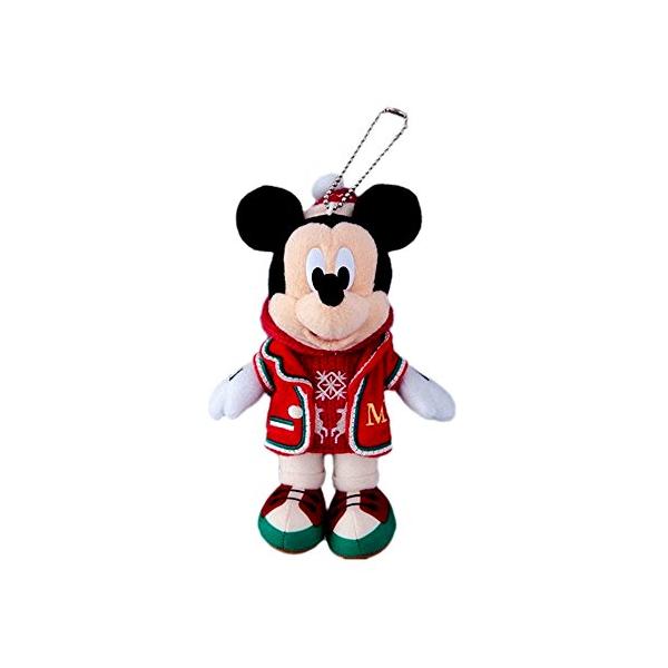 ディズニー クリスマス・ファンタジー 2015 ミッキー ぬいぐるみバッジ ( 東京 ディズニーランド限定 グッズ お土産 )