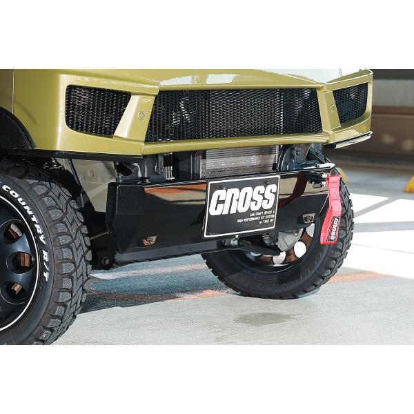 [�e�C�N�I�t]CROSS ATRAI/HIJET�iS700V/S710V�j�t�����g�X�L�b�h�v���[�g�iFRP���Q���d�グ�j ���i�摜