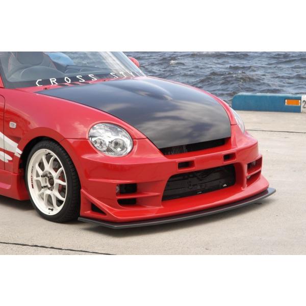 フロント スポイラー L880K コペン 専用設計 テイクオフ カナード CROSS [テイクオフ]CROSS COPEN L880K フロントリップスポイラー