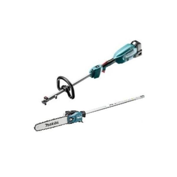 《マキタ正規店》 マキタ 18V園芸用充電式スプリットモーターMUX18DZ(本体のみ)+枝払いポールソーアタッチメント EY402MP A-72257付
