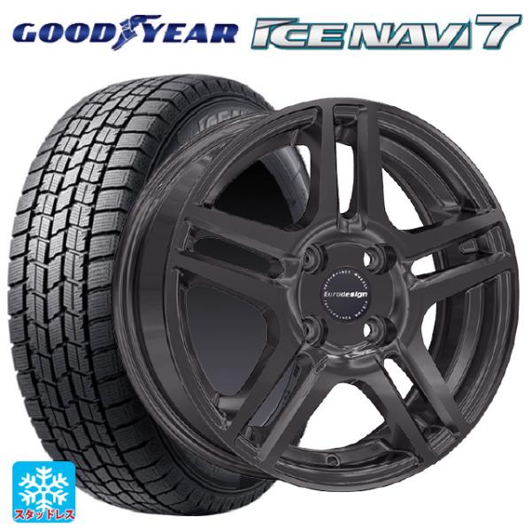 フィアット 500/500C/500S(312系)用 175/65R14 82Q グッドイヤー アイスナビ7（限定） ユーロデザイン アイガ