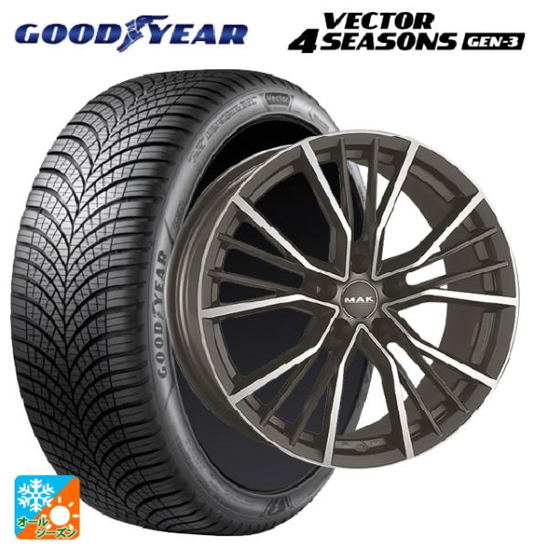 アウディ Q3RS(8U系)用 255/40R19 100Y XL グッドイヤー ベクター4シーズンズ ジェン3 マック ユニオン