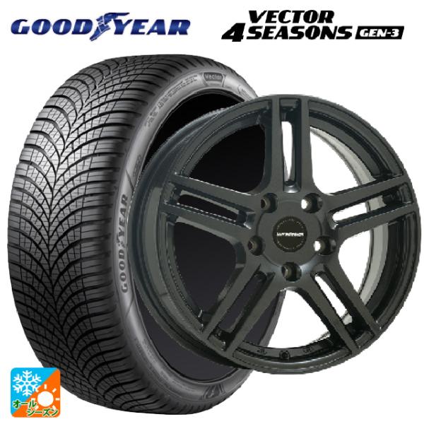 アウディ A3 スポーツバック(GY系)用 225/45R17 94W XL グッドイヤー ベクター4シーズンズ ジェン3 ユーロデザイン アイガー