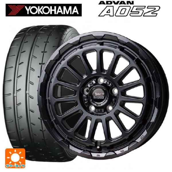 送料無料 サマータイヤホイールセット 215/45R17 91W XL ヨコハマ アドバン A052 正規品 ホットスタッフ バークレイハードロック