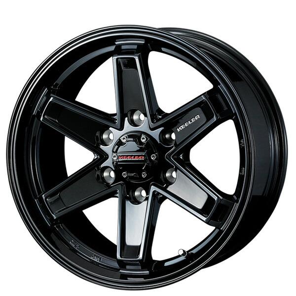 Weds キーラー 17インチ WEDS（ウェッズ） キーラー タクティクス グロスブラック 17×7 +50 6