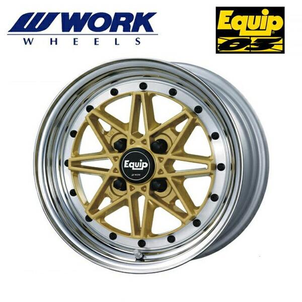 WORK 送料無料！ワーク エクイップ 03 GLD 14×5.5 +35 4/100 新品 