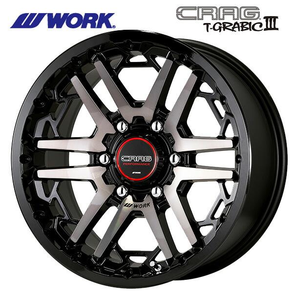 WORK 在庫有 ワーク クラッグ ティーグラビック3 # BPA 17×8 +20 6