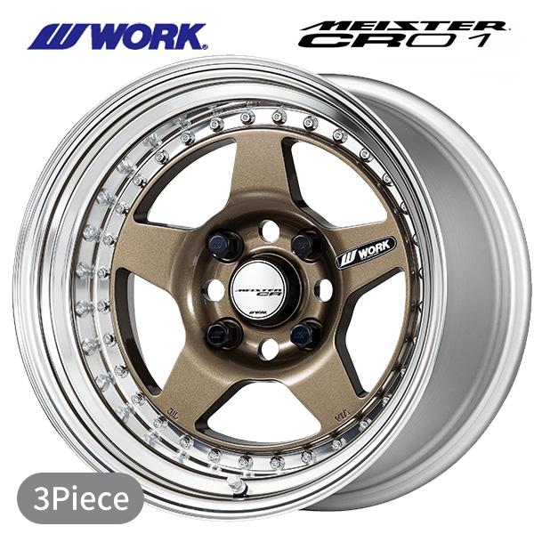 WORK 送料無料！ワーク マイスター CR01 HPG 15×6 4/100 新品