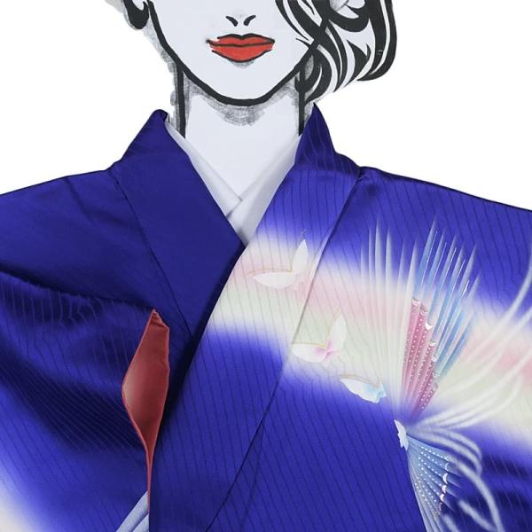 振袖 襦袢 袋帯 セット リサイクル振袖セット 中振袖 正絹 身長162m 裄