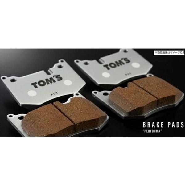 トムス ブレーキパット パフォーマ レクサス RC F (RC-F) USC10 H26.9〜R1.2 ※Performance Package除く「フロント・