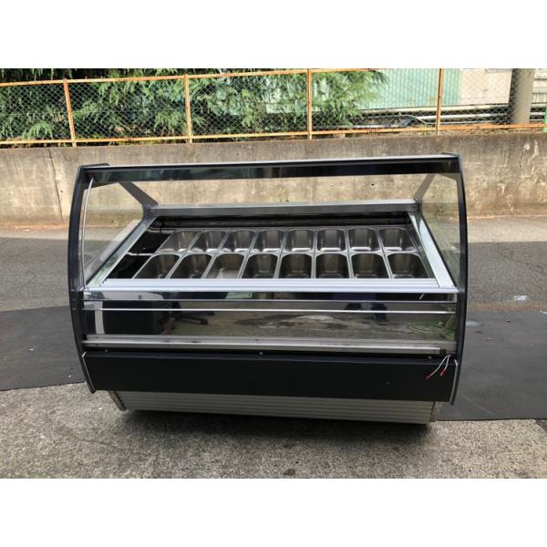 E1014A@【営業所止め】☆難あり備考確認要　セベル　SEVEL　ジェラートショーケース☆W1560×D1085×H1250☆単相200V☆厨房専門店
