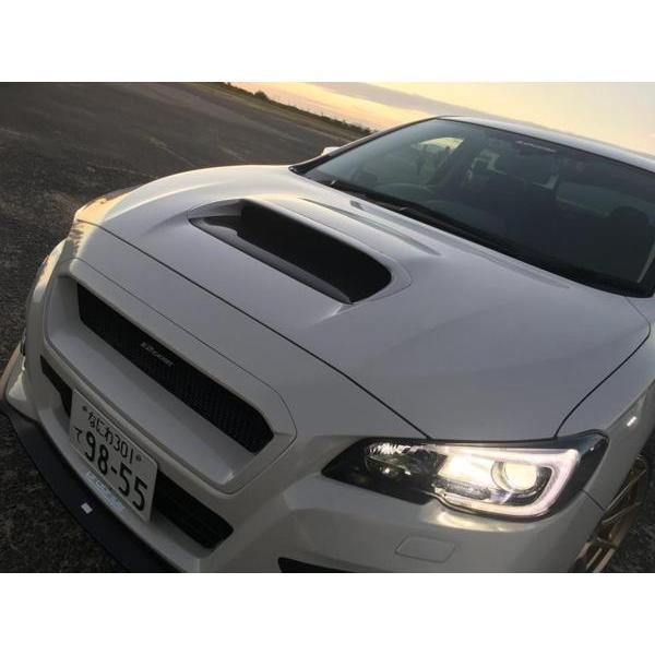 SUBARU VNレヴォーグフードダクト美品 レヴォーグVM＆WRX・VA用：I/Cインテークダクト一部カーボンタイプ無