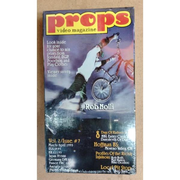 プロップスのVHSビデオです。新品ですが見れない可能性あります。パッケージ破れの有る物も有りますのでNOSにご理解の有る方のご購入お願い致します。95年春号です。