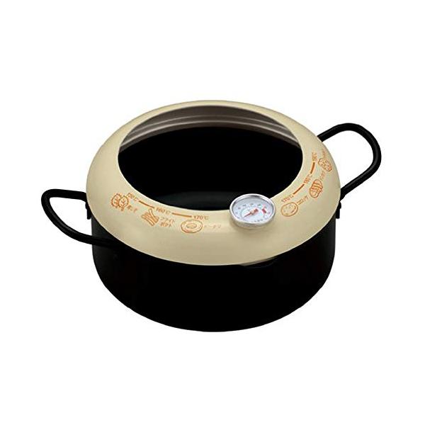 他サイト： 貝印 KAI 両手 天ぷら鍋 20cm 温度計 付 DZ-5847の商品画像
