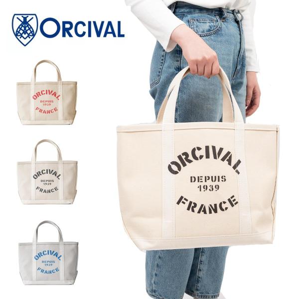 オーシバル トートバッグ ORCIVAL キャンバス バッグ 帆布 レディース