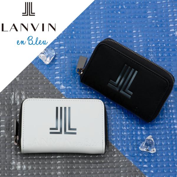 LANVIN en Bleu 小銭入れ ランバン オン ブルー スウィッシュ ミニ財布