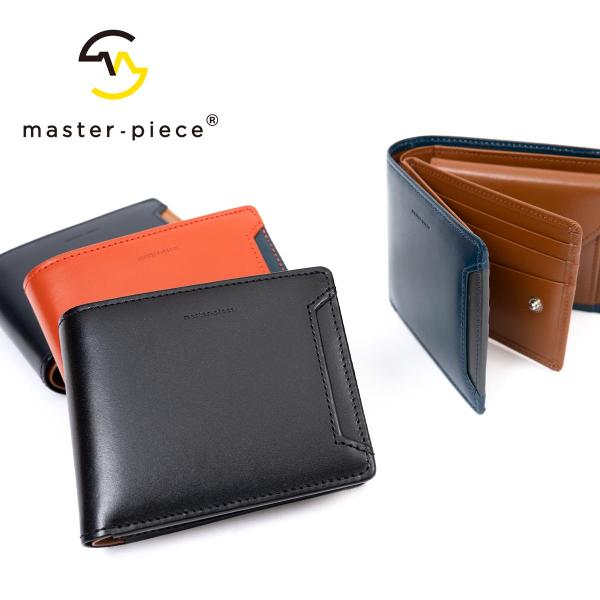 master-piece（マスターピース） 二つ折り財布 財布 ミドルウォレット