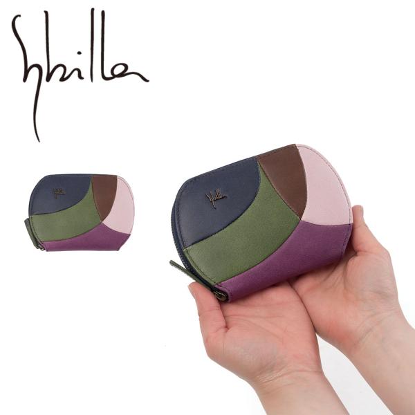 ☆新品未使用☆シビラ☆カデネータ☆二つ折り財布☆緑☆グリーン☆syibilla☆ Sybilla（シビラ） 財布 sybilla 2つ折財布 二つ折り ミニ財布