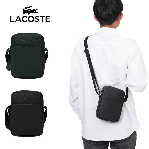 LACOSTE（ラコステ） ショルダーバッグ ショルダー バッグ 縦型 カメラ