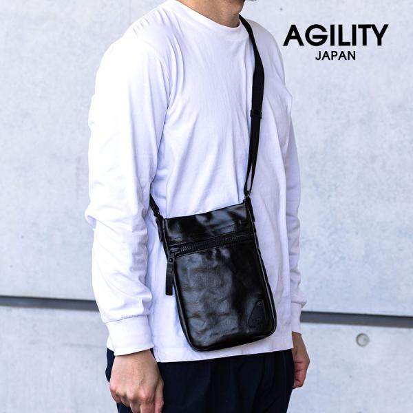 ショルダーバッグ メンズ 40代 50代 小さい 防水 ブランド 斜めがけ スマホショルダー 財布 通勤 お出かけ アウトドア 旅行 AGILITY アジリティ カラパス 1250