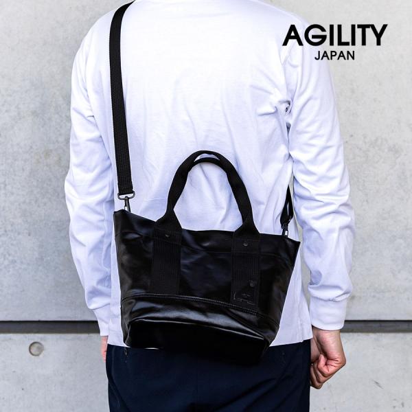 トートバッグ メンズ 2way ペットボトル 帆布 防水 小さめ ブランド ショルダーバッグ 斜めがけ 通勤 自立 a5 ipad 丈夫 AGILITY アジリティ カラパス 1251