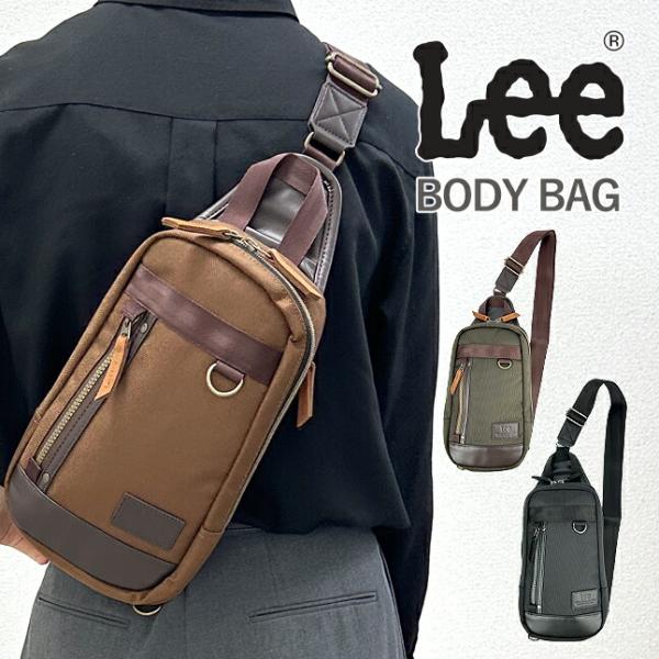 Lee（リー） ボディバッグ ワンショルダーバッグ メンズ 斜め掛け