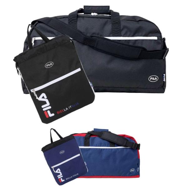 ボストンバッグ 修学旅行 可愛い FILA フィラ サンディ ボストンバッグ ナップサックセット 7810-7815 キッズ ジュニア バッグ ボストンバッグ おしゃれ 大型 3泊 小学生 女の子 女子 林間学校 2泊 大容量 セット ブラ...