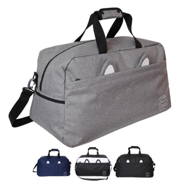 ボストンバッグ 修学旅行女子/LOOSELY ネコ耳 2wayボストン/hvw-573/ボストンバック 旅行 2泊 林間学校 臨海学校 旅行 スポーツ バッグ 60cm かわいい 可愛い スポーツボストン スポーツ 部活 ダンス 人気 女子...