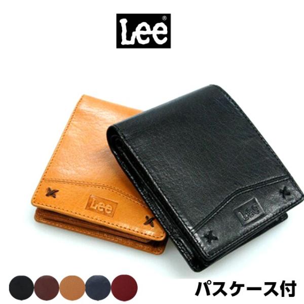 Lee リー 二つ折り財布 パスケース付き 革 牛革 レザー 二つ折り 財布 サイフ さいふ メンズ 男性定期入れ付き Ic Id カード 父の日 プレゼント Buyee Buyee 日本の通販商品 オークションの代理入札 代理購入