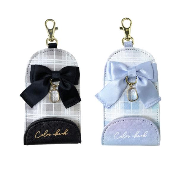 リバティ ラミネート リール式キーケース〈ジェニーズリボンズ〉CPK&S