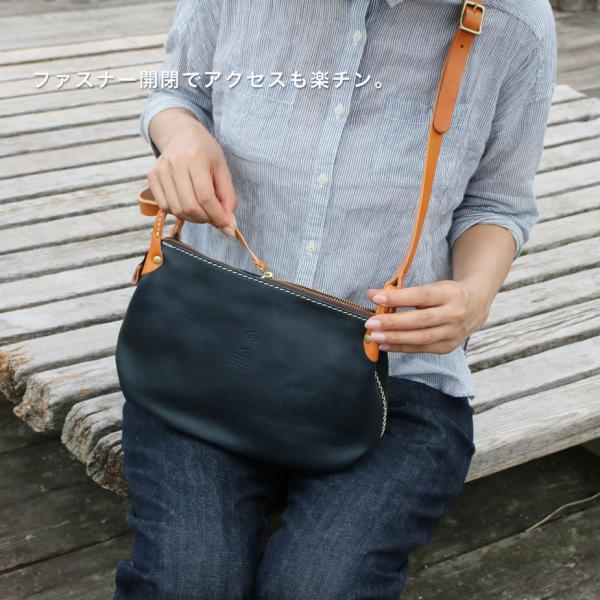 ファスナーショルダーバッグ Cham チャム 姫路レザー 栃木レザー ポシェット レディース 広マチミニショルダーバッグ 本革 日本製 牛革 送料無料 Buyee Buyee 日本の通販商品 オークションの代理入札 代理購入
