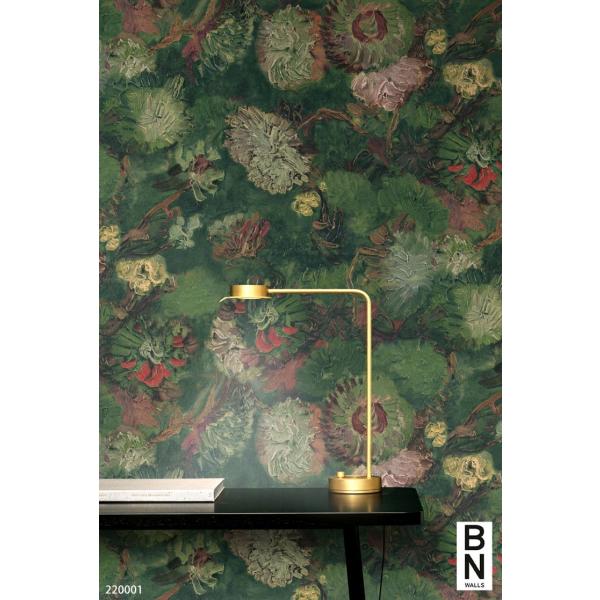 高級感 新品激安超安値 輸入壁紙 花柄 オランダ製 花柄 絵画 シック 壁紙 ゴッホ オリエンタル Bn 内装 International 53cm 10m ロール 2000 ビニール クロス Diy リフォーム 1ロール単位 Tebn2000 カベコレ 店