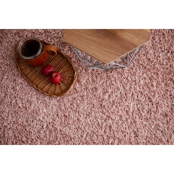大特価！在庫限り スミノエ 261×261cm フレールシャギー ラグ 賃貸 ダイニング リビング 大きめ サイズ 国産 カーペット 在庫限り 無地