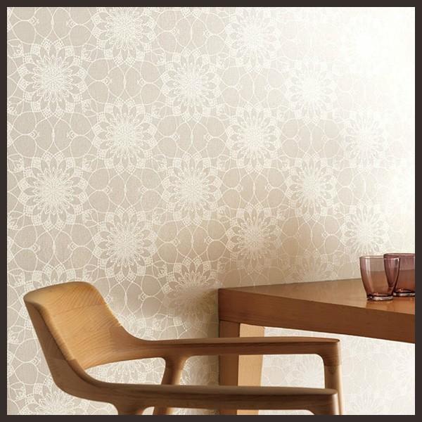 壁紙 のり付き のりつき クロス 国産壁紙 フェミニン エレガンス レース 防かび サンゲツ Fe 1405 Diyリフォームのお店 かべがみ道場 通販 Paypayモール