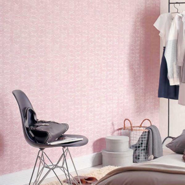 壁紙 のり付き のりつき クロス 国産壁紙 ピンク 防カビ ガーリー かわいい 大人女子 大人かわいい リボン パステルピンク サンゲツ Re K Ntsa Re Diyリフォームのお店 かべがみ道場 通販 Yahoo ショッピング
