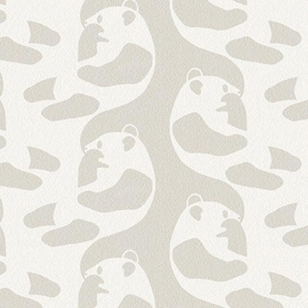 サンプル 国産 クロス フィンレイソン Sfe 6321 おしゃれ Diy 張り替え アヤトス パターン パンダ グレージュ 北欧 壁紙屋本舗 Paypayモール店 通販 Paypayモール